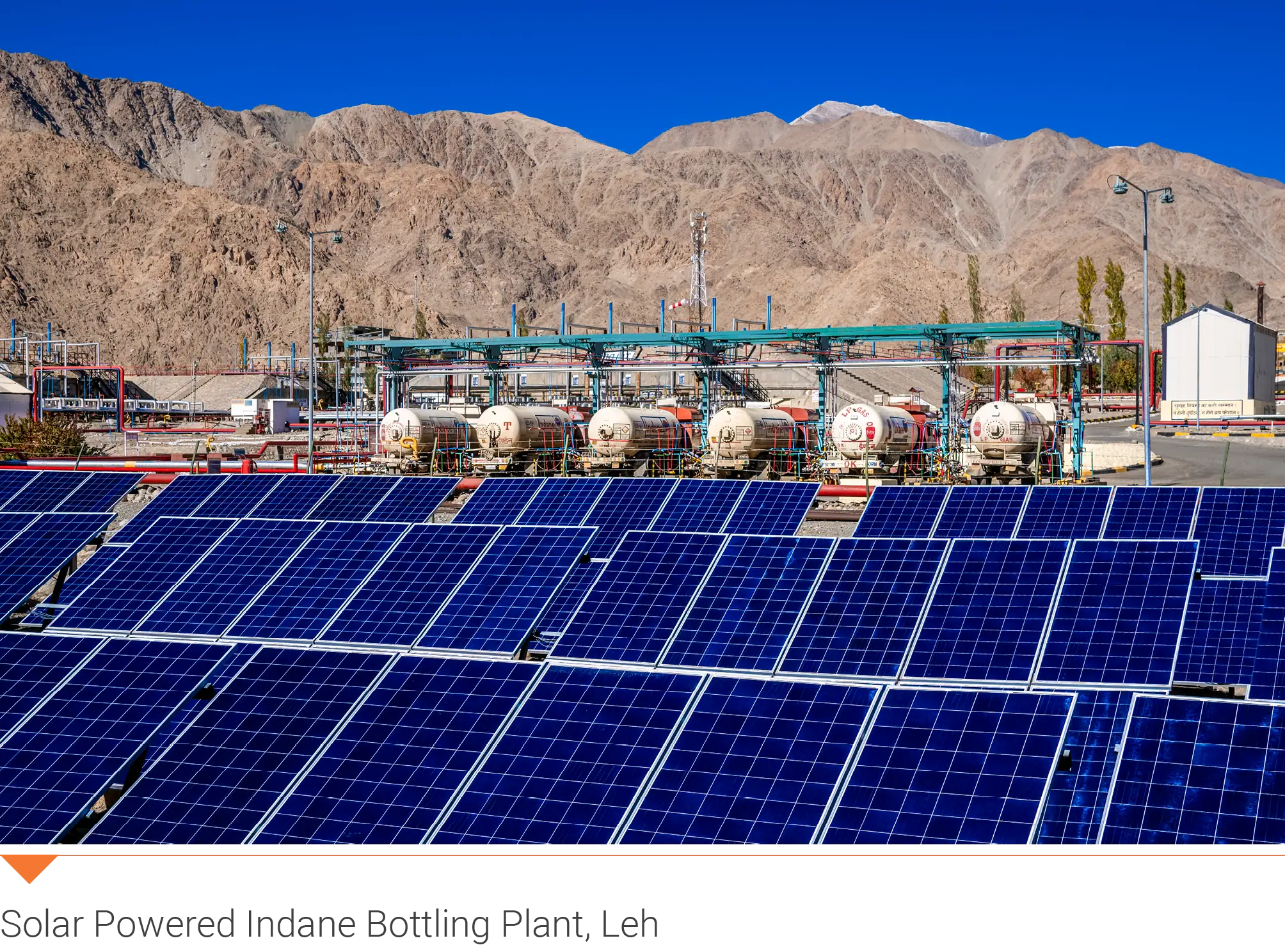 Solar Powered Indane Bottling Plant, Leh